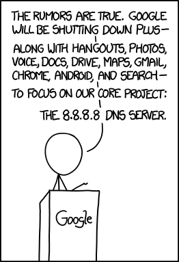 XKCD - Google DNS