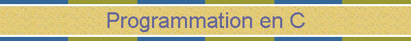 Programmation en C