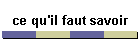 ce qu'il faut savoir